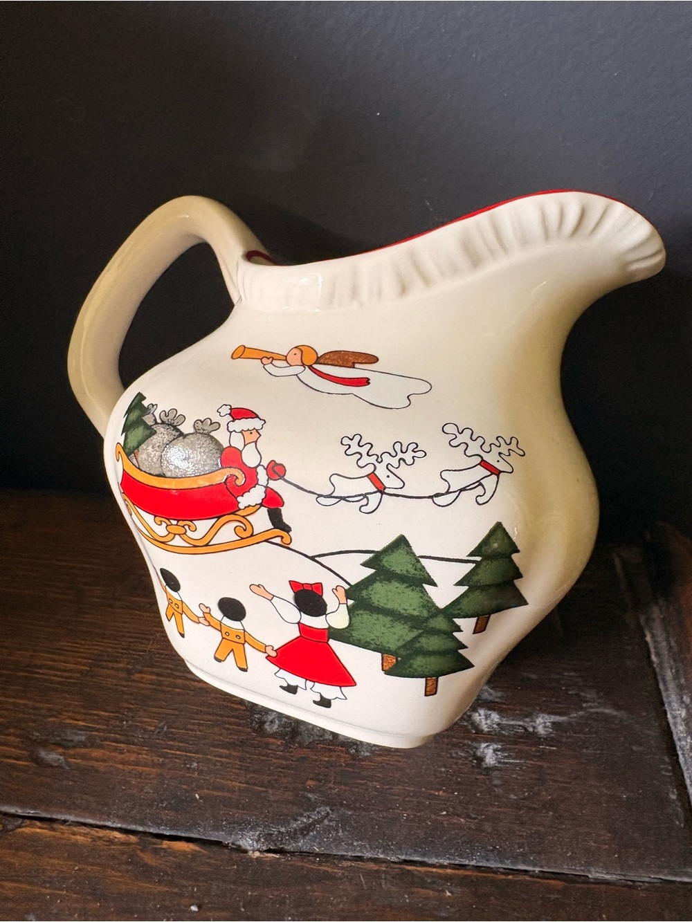 Vintage Mason’s Christmas Village Creamer